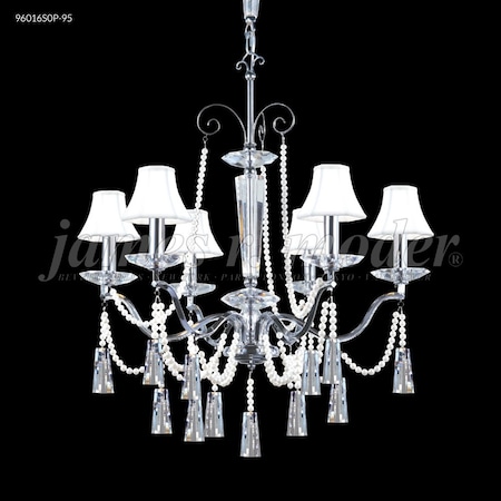 Pearl Collection 6 Arm Chandelier